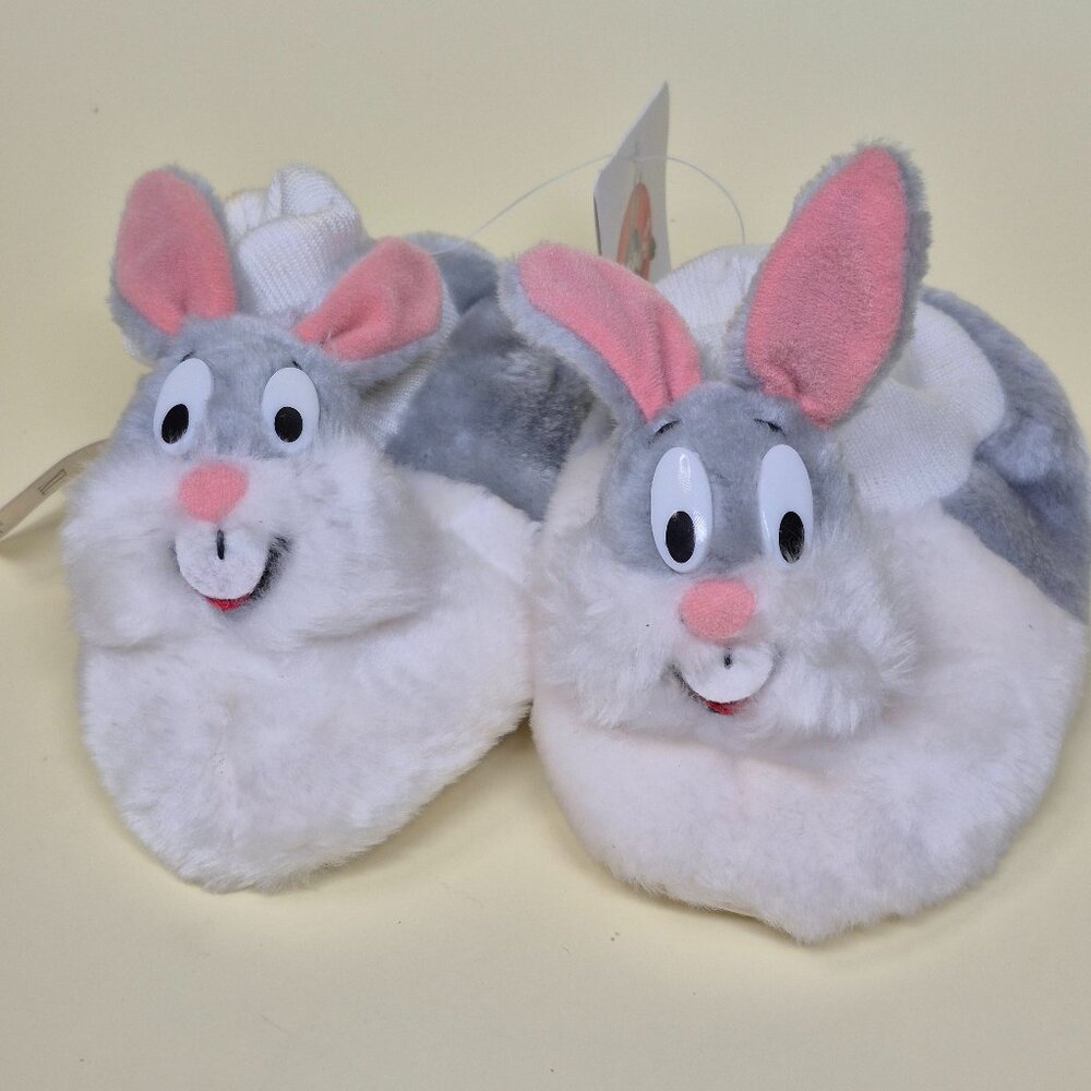 Vintage Bugs Bunny Kids Slippers XL NWT